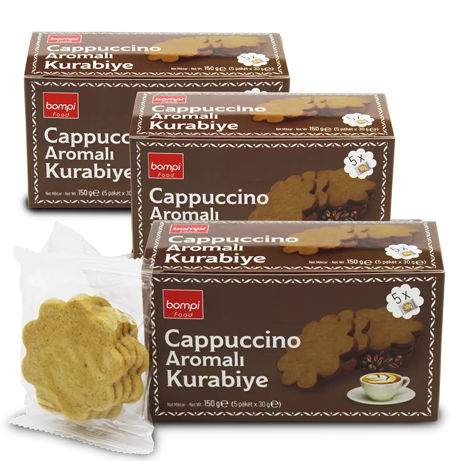 Bompi Food - Cappuccino Aromalı Kurabiye