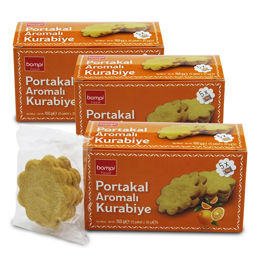 Bompi Food - Portakal Aromalı Kurabiye